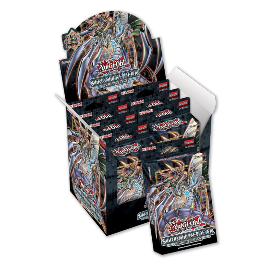 Yu-Gi-Oh - Structure Deck Display - Cyber Strike Unlimited Reprint (8 Decks) სავაჭრო საბანქო თამაში