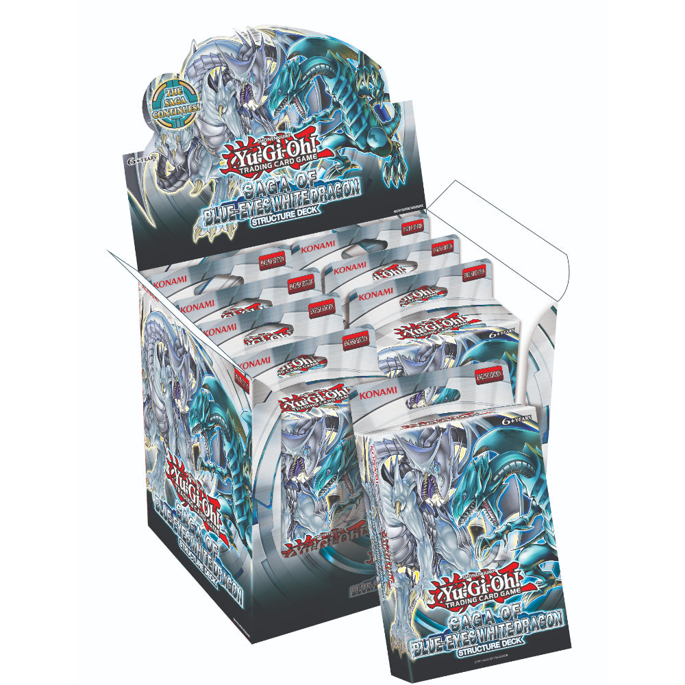 YGO - Structure Deck Saga of Blue-Eyes White Dragon Unlimited Ed. (8 Decks)