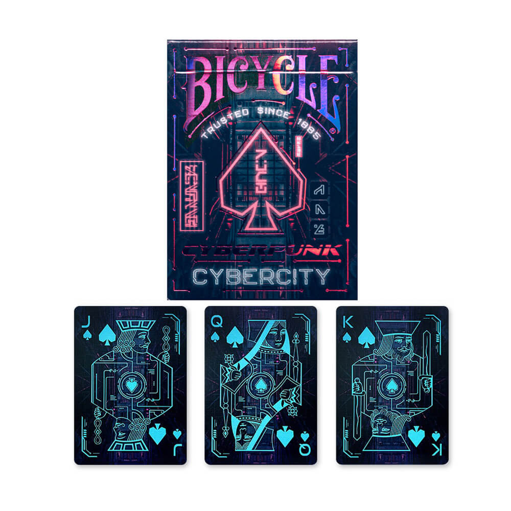 Bicycle Cyberpunk Cyber City ბანქოს დასტა