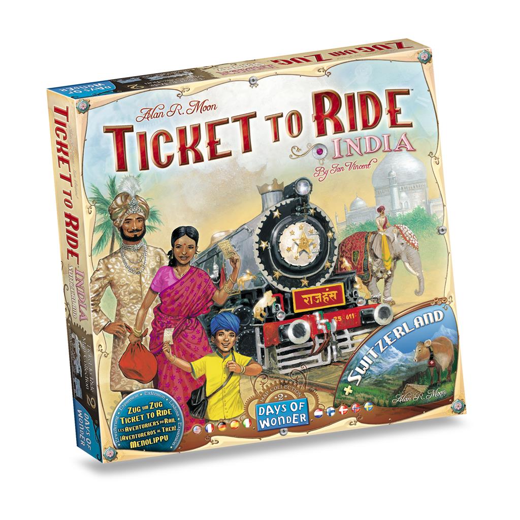 Ticket to Ride - India/Switzerland Expansion