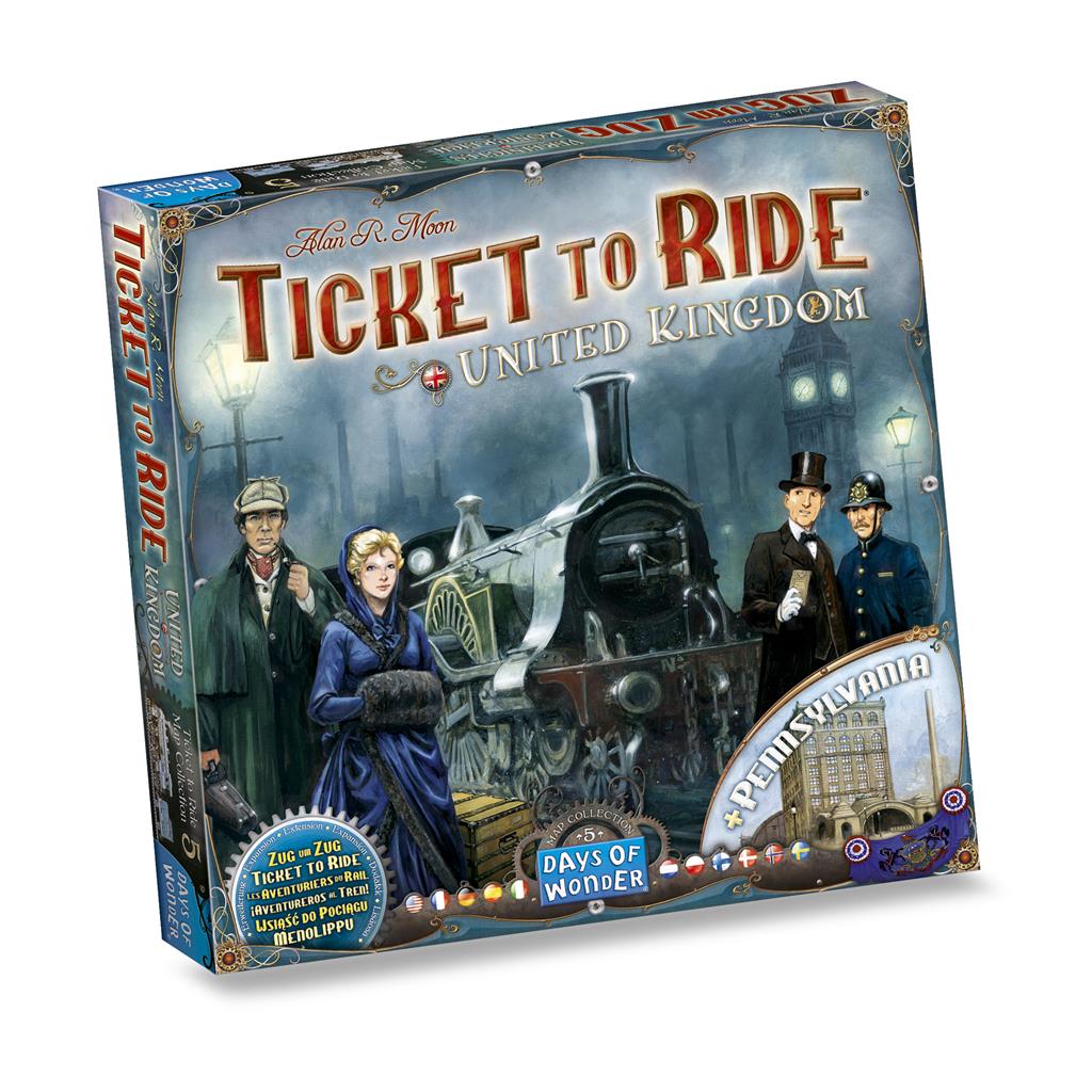 Ticket to Ride - UK / Pennsylvania Expansion Board Game