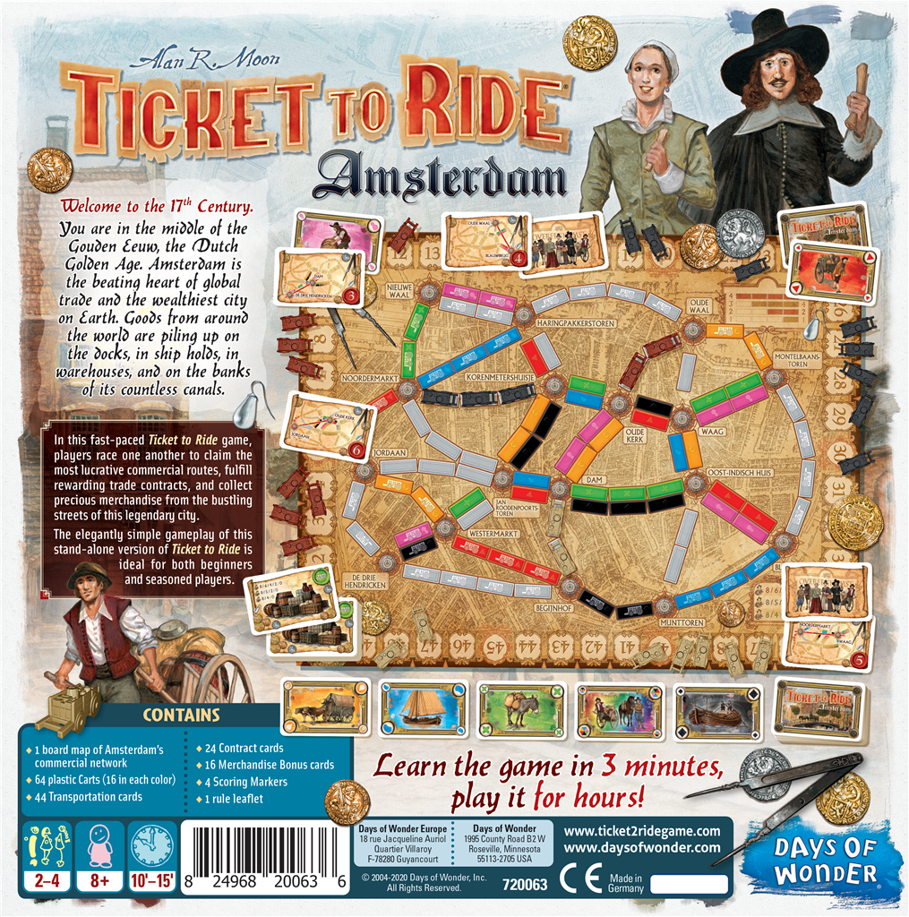 Ticket to Ride Amsterdam EN