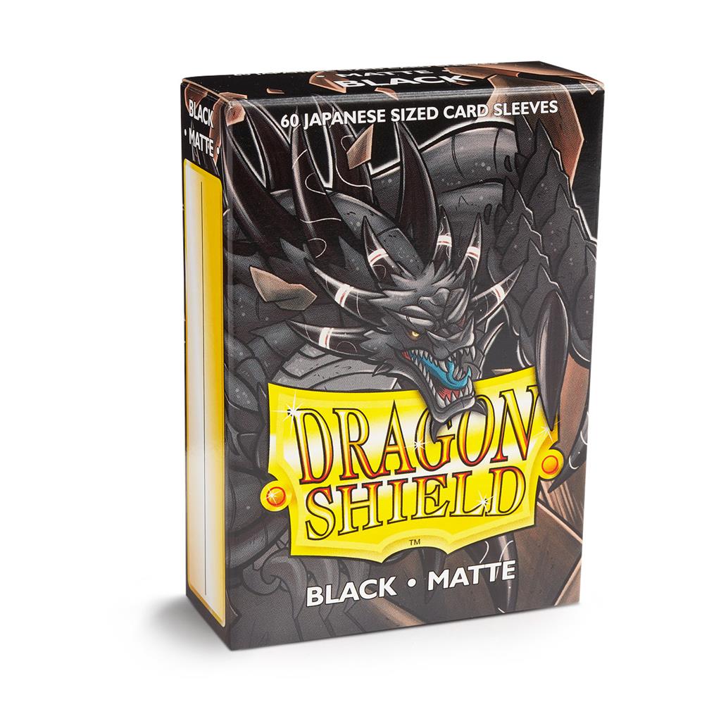 SLEEVES Dragon Shield Matte Japanese Black (60 pieces) Card Sleeves