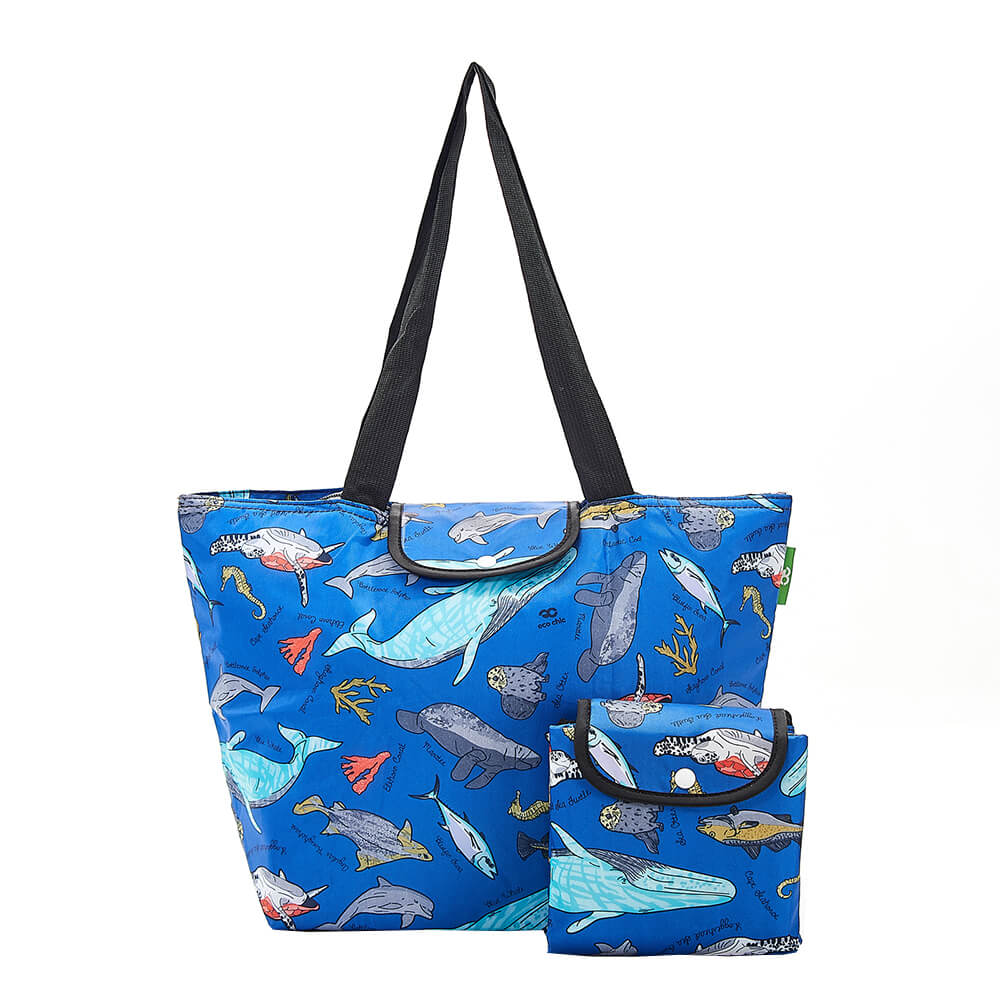 Blue Sea Creatures Large Cool Bag - ჩანთა