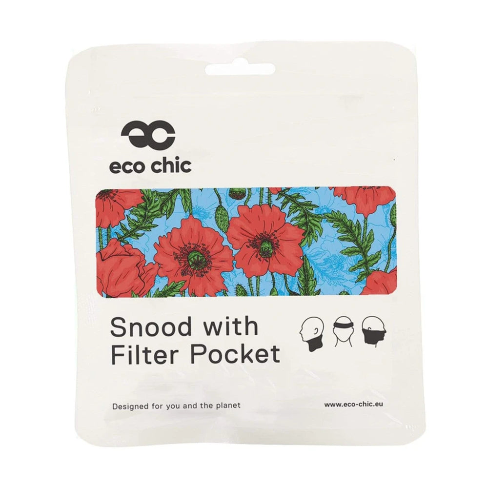 Blue Poppies Snood - პირბადე-ყელსახვევი