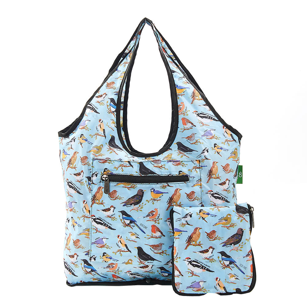 Blue Wild Birds Weekend Bag - ჩანთა