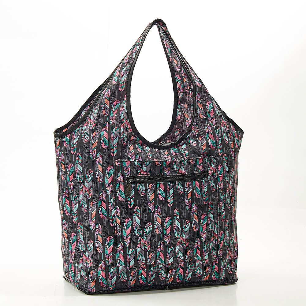 Black Feather Weekend Bag - ჩანთა