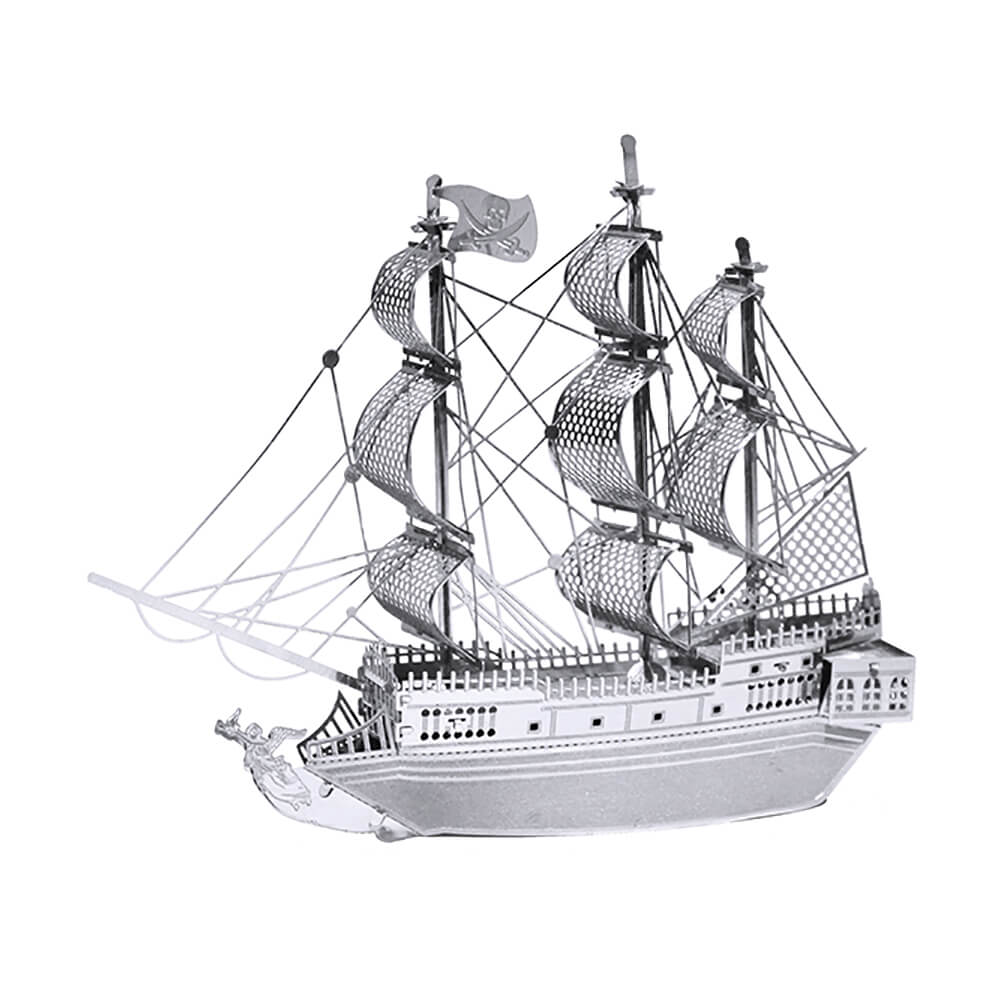 Pirate Ship Black Pearl რკინის ასაწყობი მოდელი