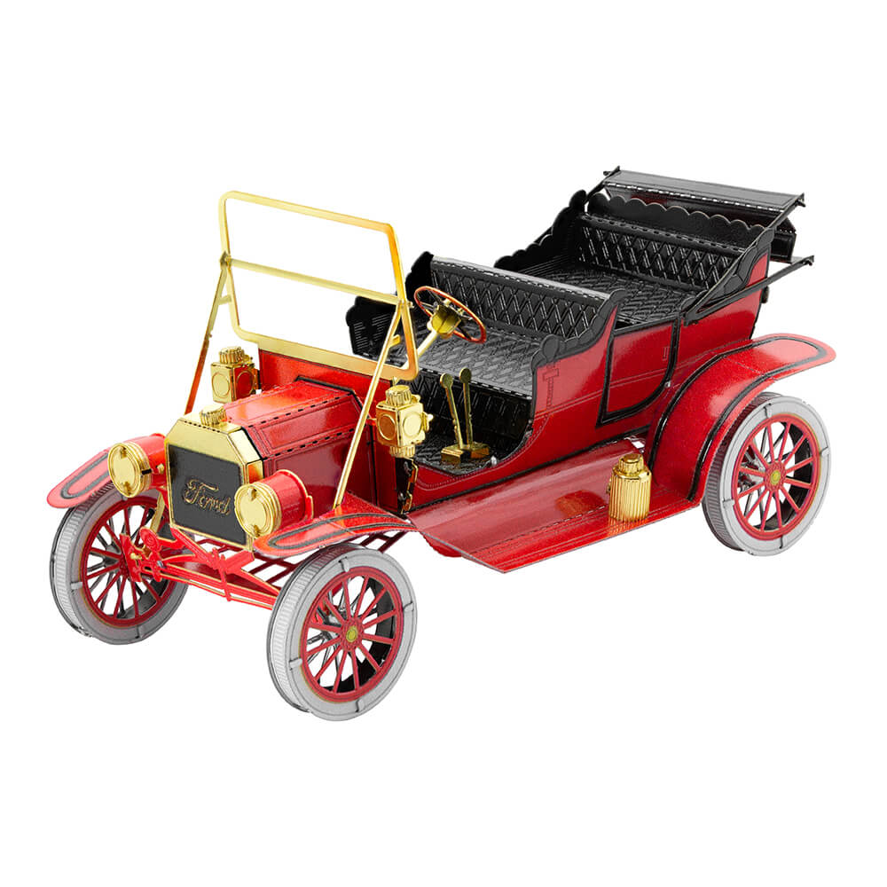 1908 Ford Model T, Red / Gold (2s) Assemble Model