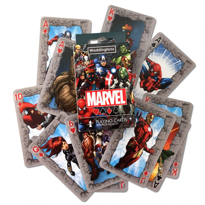 სამაგიდო თამაში სათამაშო ბანქოს დასტა მარველის სამყარო (Playing Cards Marvel Universe) სამაგიდო თამაში tortuga.ge