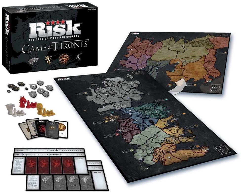 სამაგიდო თამაში რისკი, სამეფო კარის თამაშები. Risk Game of Thrones Collection Edition Board Game