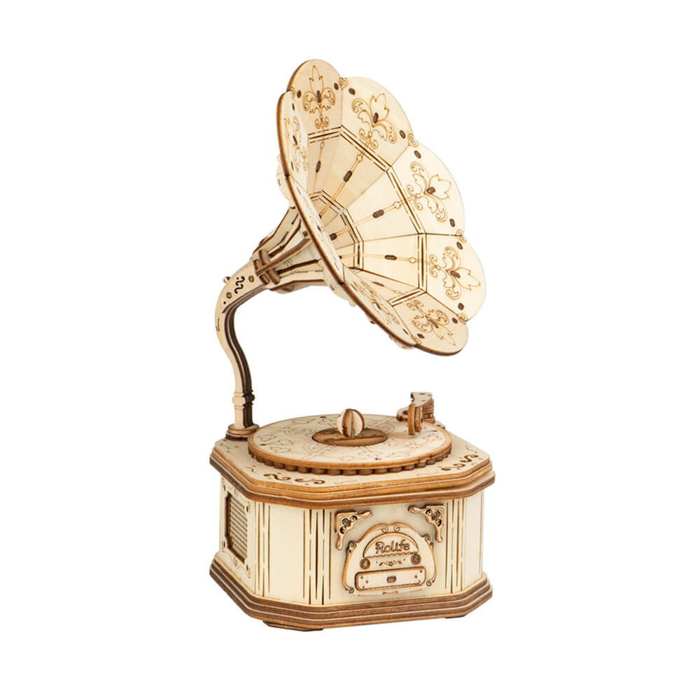 ROLIFE Gramophone Model 3D Wooden Puzzle TG408